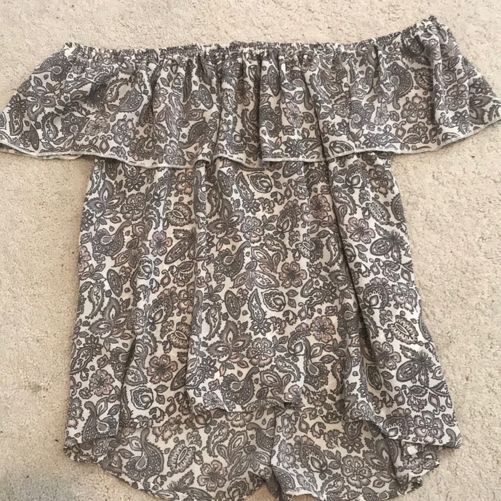 Off the shoulder blouse